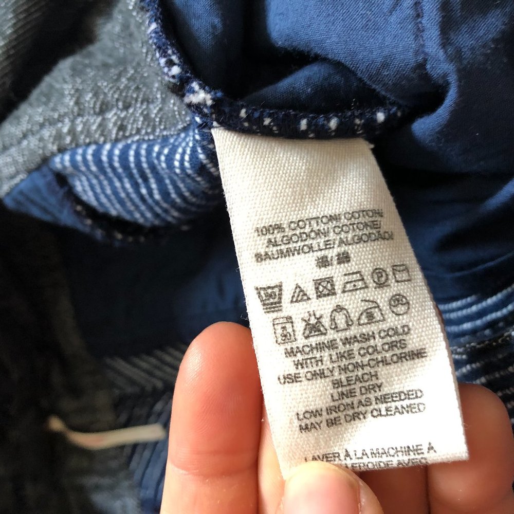 Free People Stripe High Waist Paper Bag belted Pants Size 4 - Picture 8 of 11